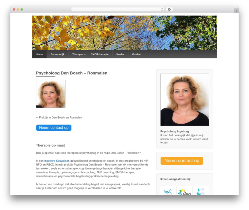 Responsive Pro WordPress theme - psychologedenbosch.nl