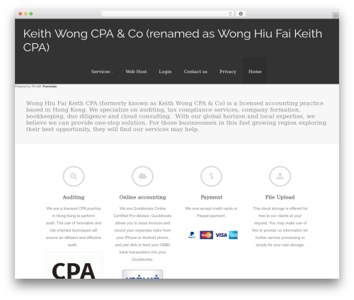 WordPress theme Asteria Lite - keithwongcpa.com