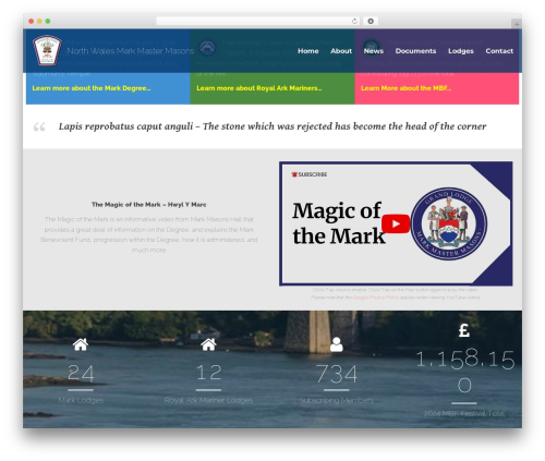 WordPress theme Lambda - northwalesmark.co.uk