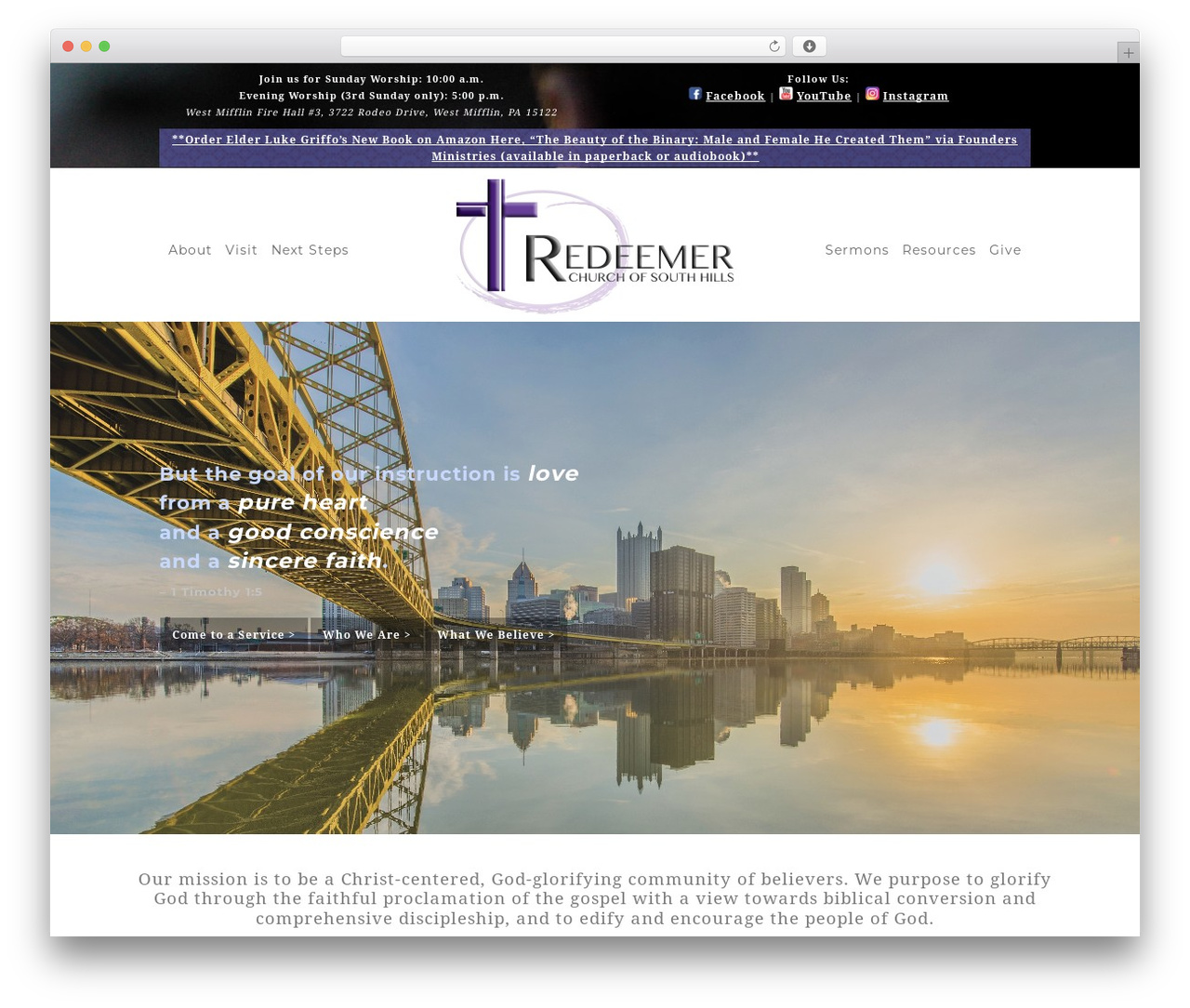 WordPress theme Sharefaith Church Website Template by