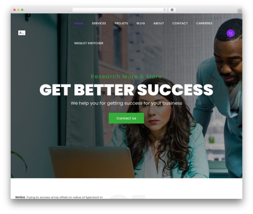WordPress theme Unitek - 2afconseils.com