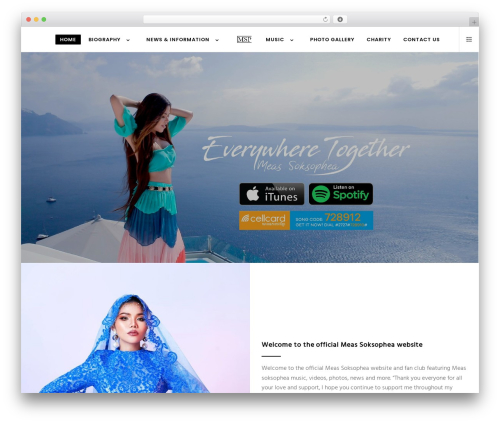 AngkorDesign WordPress website theme - meassoksopheaofficial.com