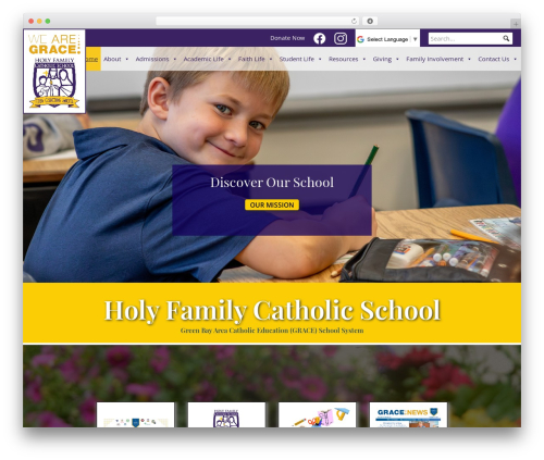 Best WordPress theme Premium Theme - holyfamilygreenbay.com