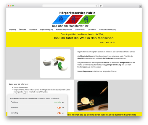 BootstrapWP WP theme - das-ohr-am-frankfurter-tor.de