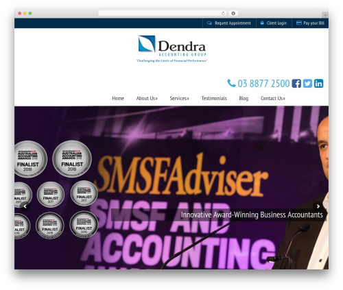 Catalyst business WordPress theme - dendra.com.au