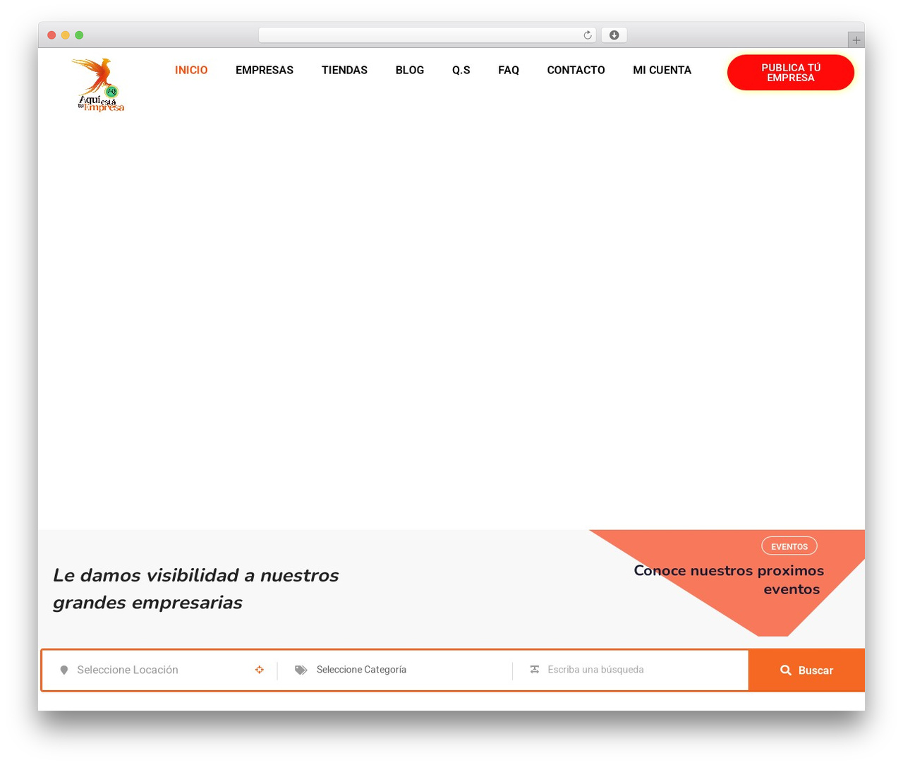 Classima WordPress theme design - aquiestatuempresa.com
