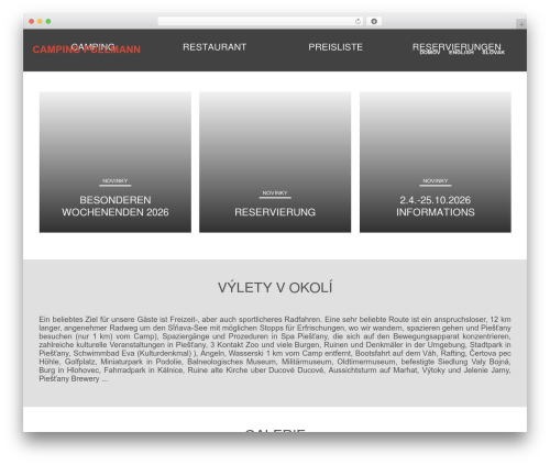 Copper WordPress theme design - de.campingpiestany.sk