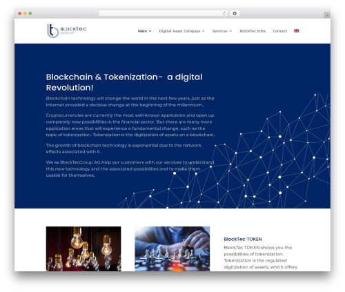 Divi WordPress theme - blocktecgroup.com