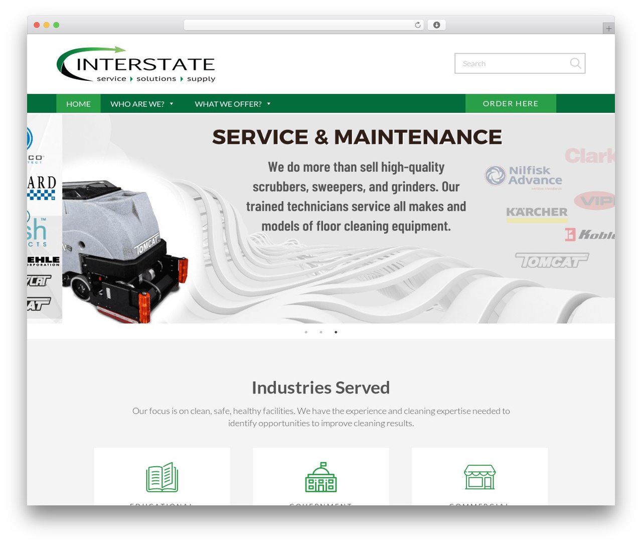 Interstate Solutions WordPress theme - interstatesolutions.com