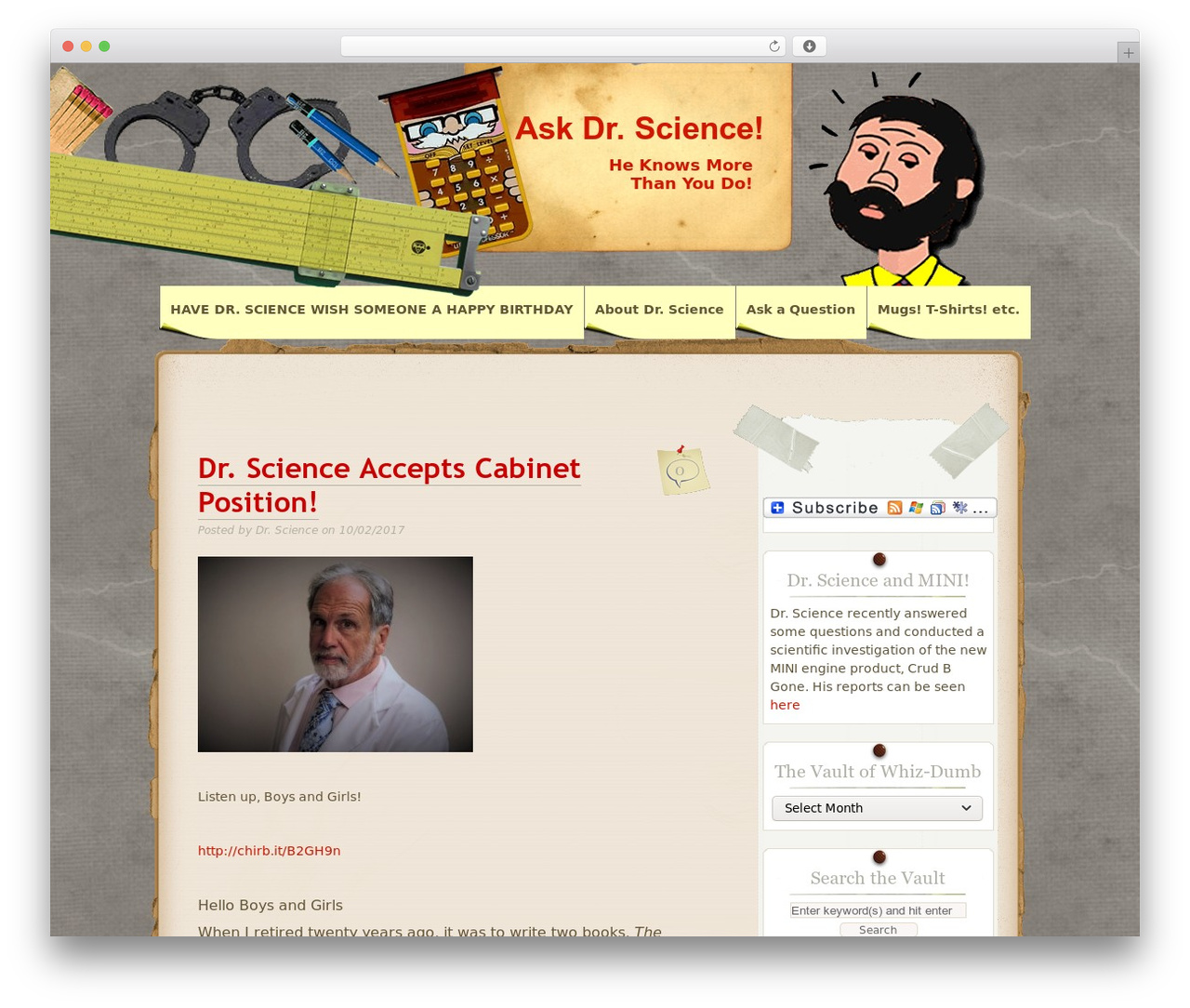 Multi theme WordPress - drscience.com Multi theme WordPress - drscience.com