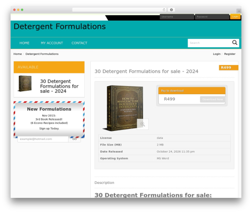 Wlt_builder WordPress plugin - detergentformulations.co.za