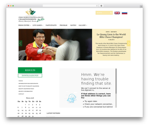 Sight WordPress theme - khantymansiysk2013.fide.com