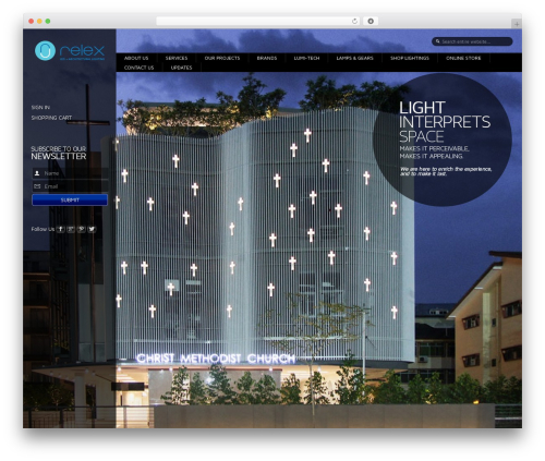 Theme Cyon WordPress theme - dev.relex.com.sg
