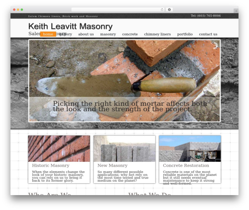 Theme WordPress MasonryV6 - keithleavittmasonry.com