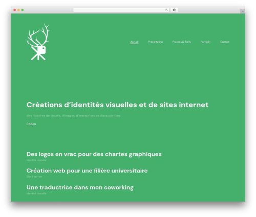 Vavo WordPress page theme - kevinruellan.net