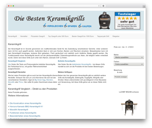 Affiliate-Theme theme WordPress - keramikgrill.net