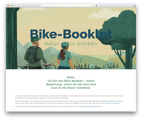 Beaver Builder Theme WordPress theme - bike-booklet.de