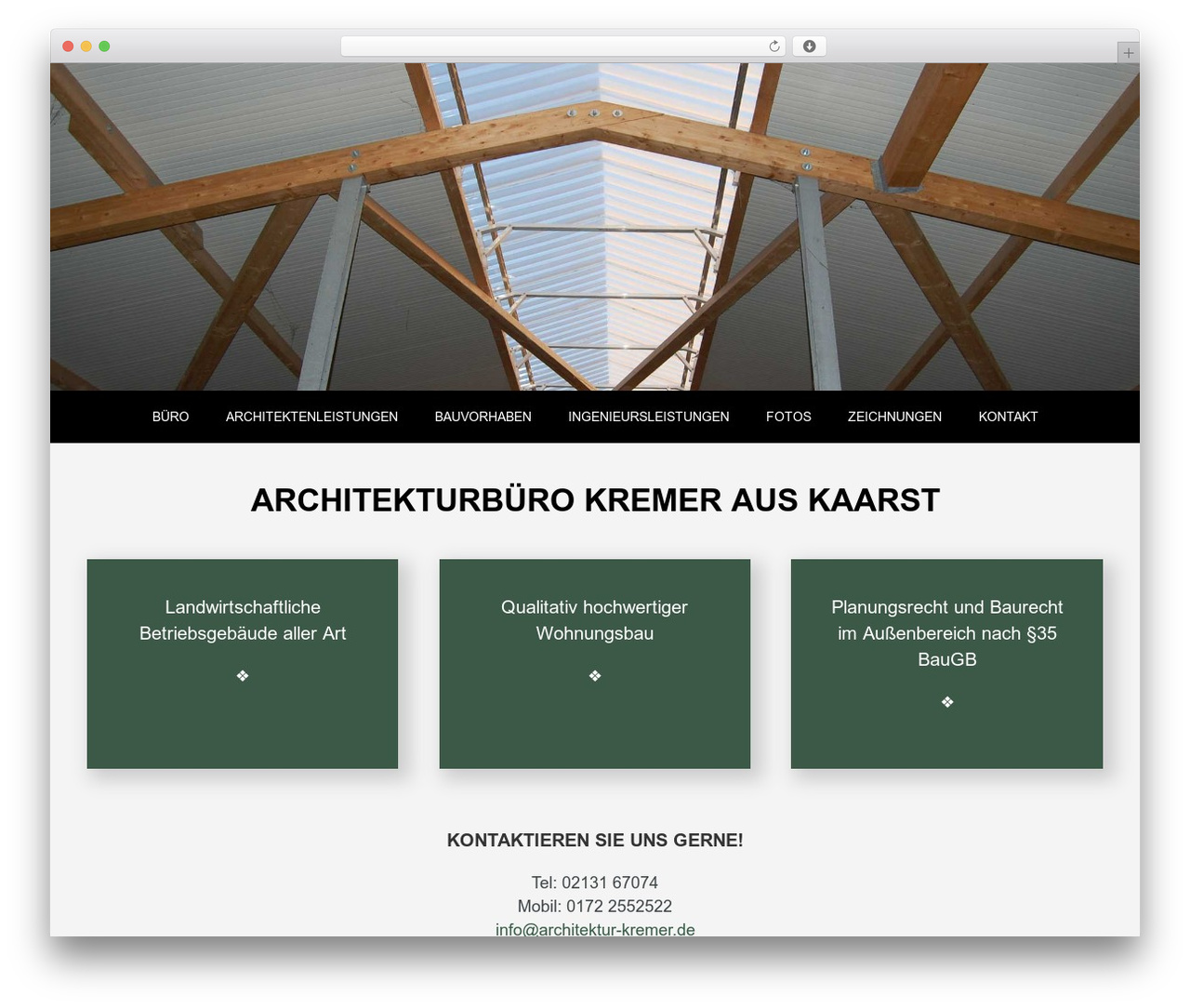 GeneratePress theme WordPress - architektur-kremer.de