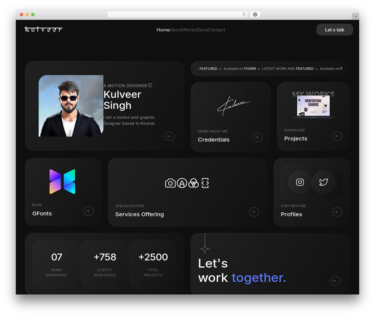 Gridx WordPress theme - thekulveer.com