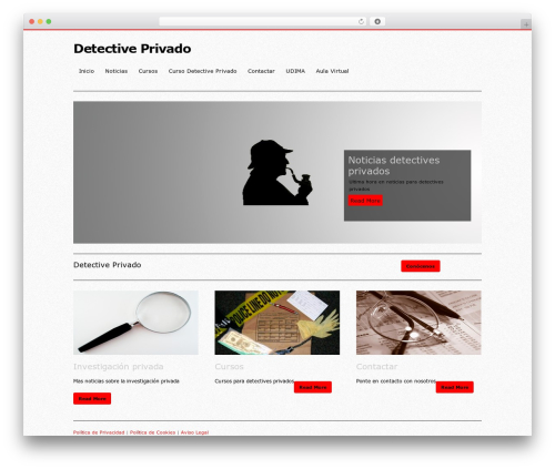 Hero WordPress theme - detectiveprivado.com.es