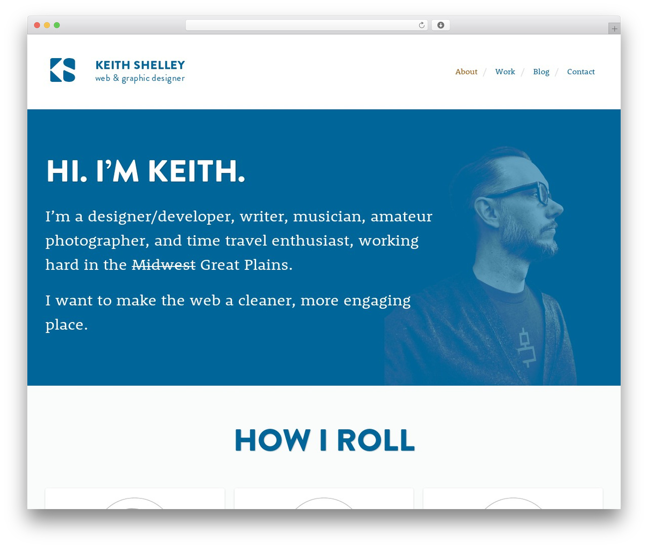 KeithDotNet WordPress theme design - keithshelley.net