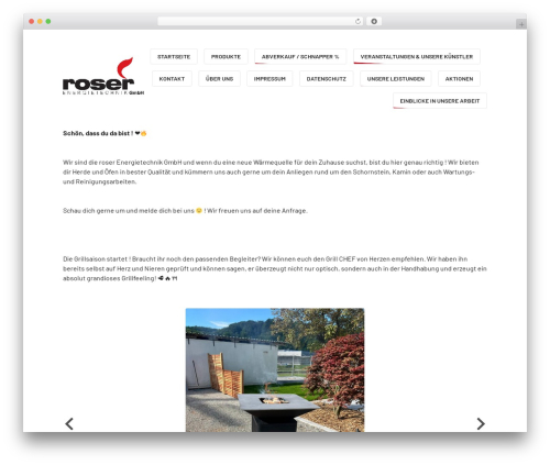 roser WordPress theme - roserweb.de