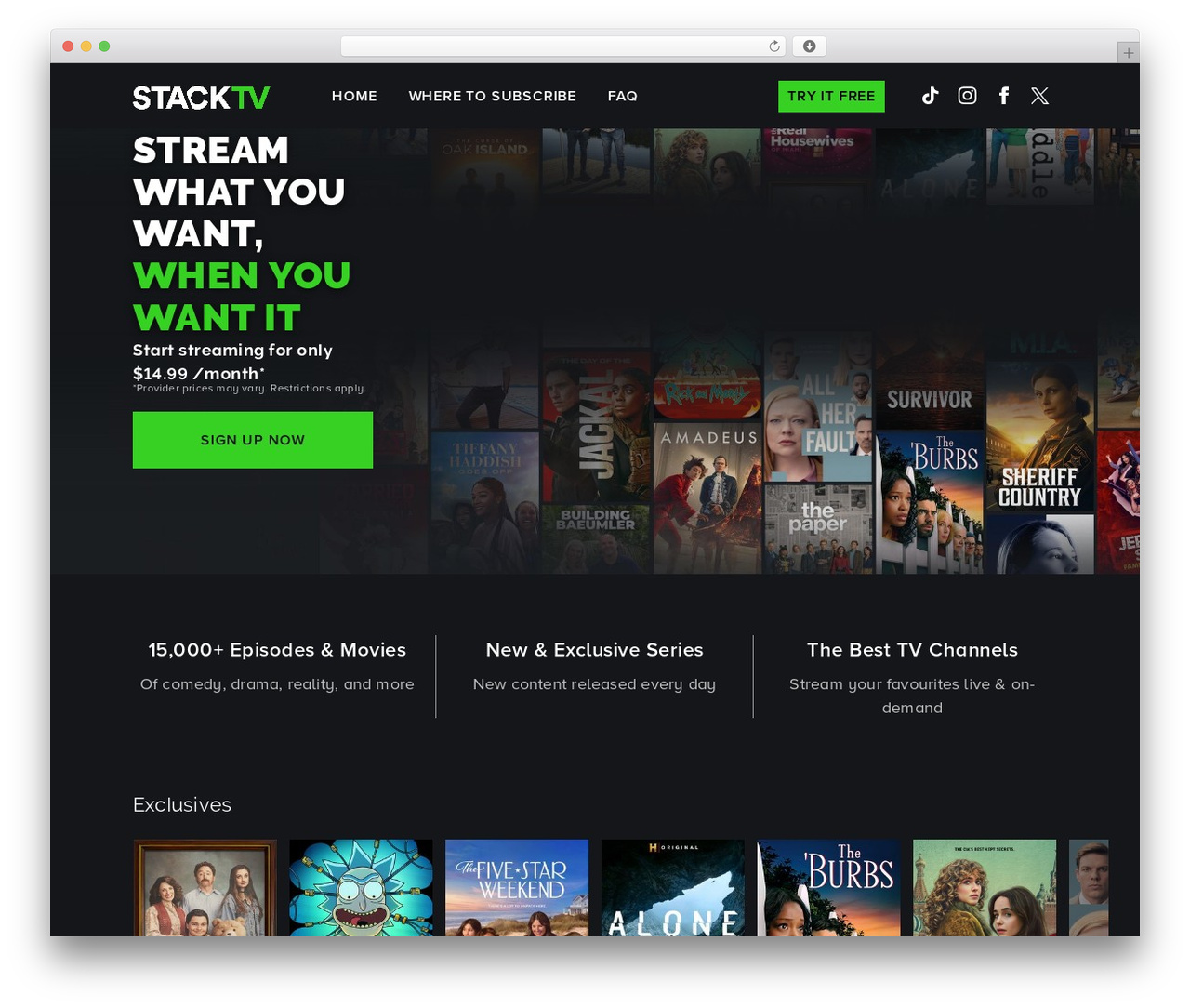 Stack TV top WordPress theme - www.stacktv.ca Stack TV top WordPress theme - www.stacktv.ca
