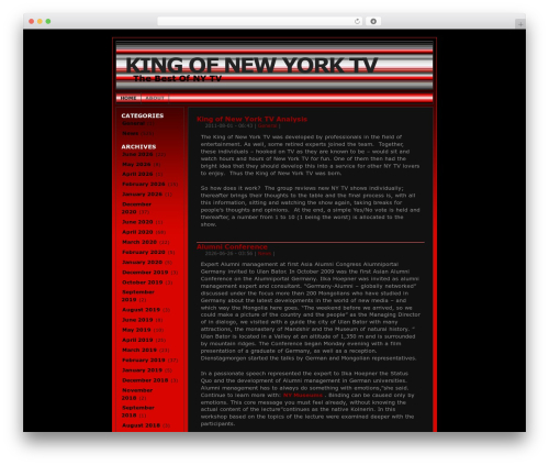 WordPress theme Anfaust - kingofnewyorktv.com