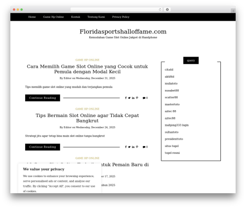 WP theme Writee - floridasportshalloffame.com WP theme Writee - floridasportshalloffame.com