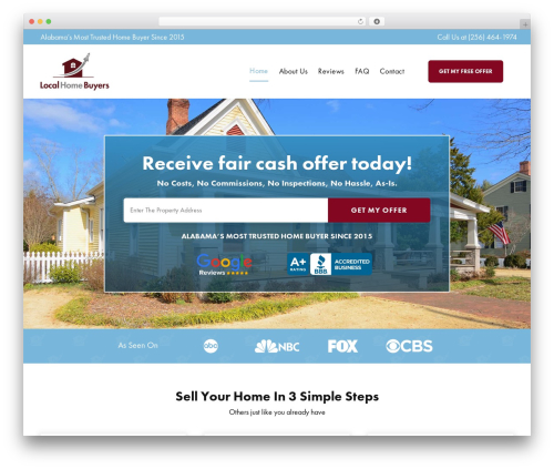 Avada theme WordPress - localhomebuyersinc.com