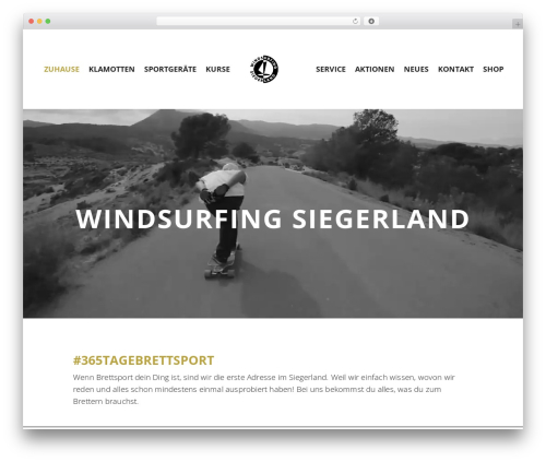 Bodega WP theme - windsurfing-siegerland.de
