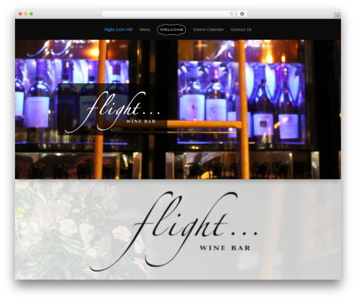 Divi WP theme - winebarflight.com