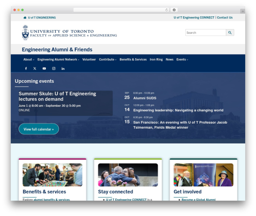 Engineering Theme 2023 WordPress website theme - alumni.engineering.utoronto.ca