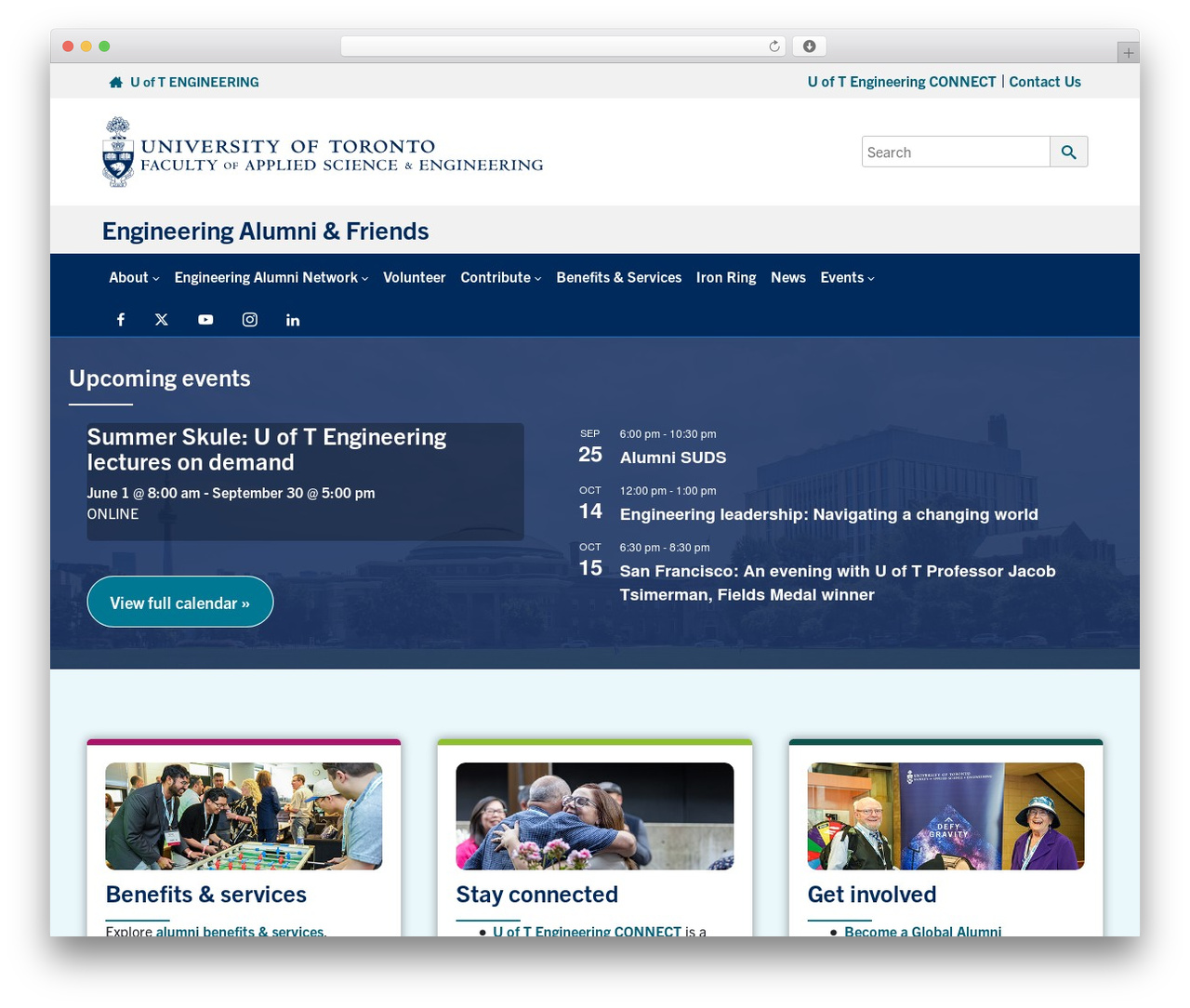 Engineering Theme 2023 WordPress website theme - alumni.engineering.utoronto.ca