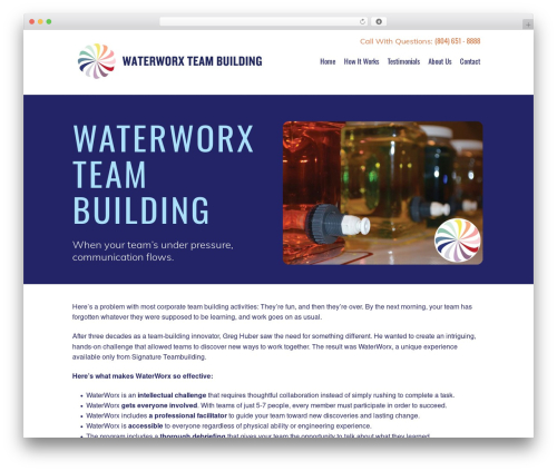Flare WordPress Theme WordPress theme design - waterworxteambuilding.com