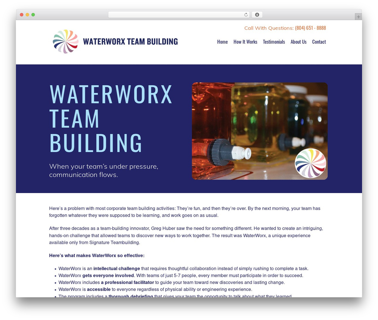Flare WordPress Theme WordPress theme design - waterworxteambuilding.com