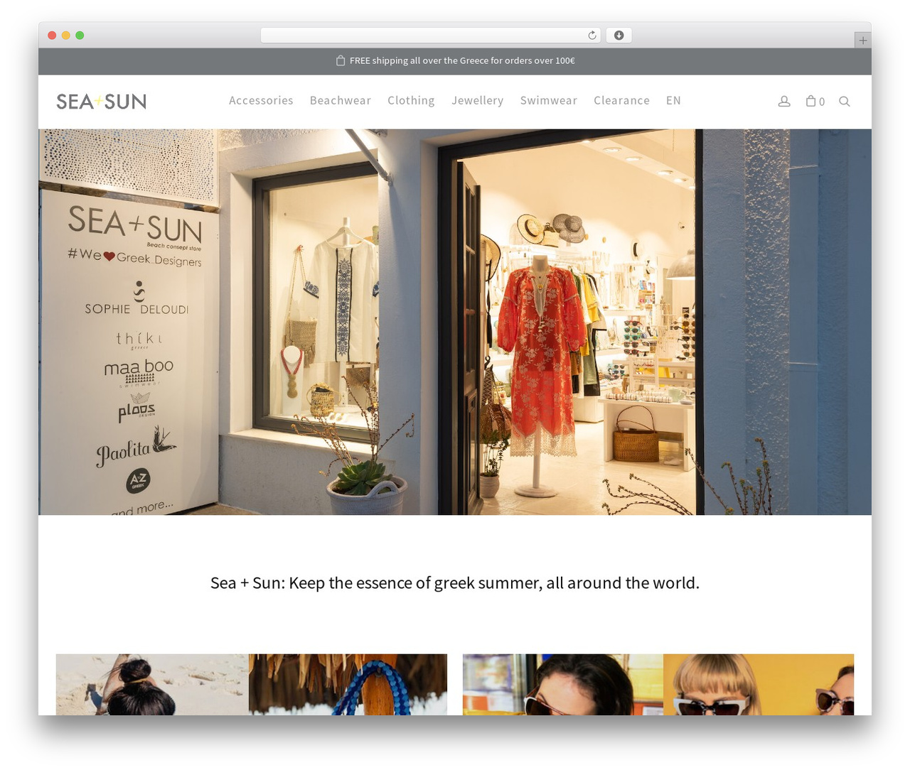 Float WordPress shop theme - seasunspetses.com
