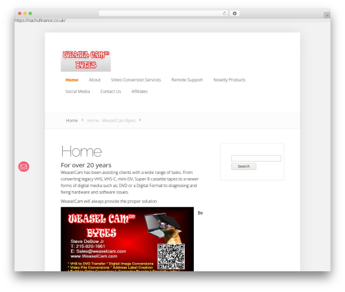 Ninja contact form WordPress plugin - weaselcam.com