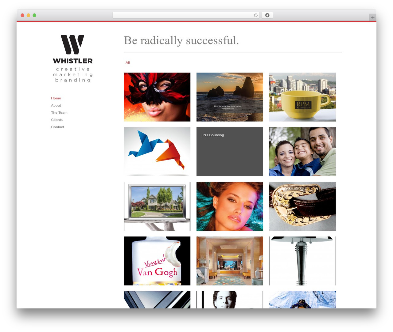 Infinity WP theme - whistlercreative.com/design Infinity WP theme - whistlercreative.com/design