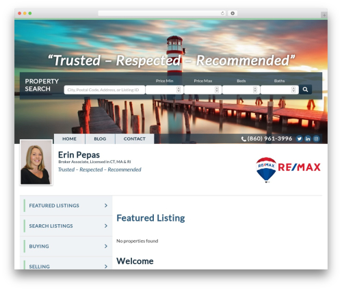 IXACT Framework theme WordPress - erinpepasrealtor.com