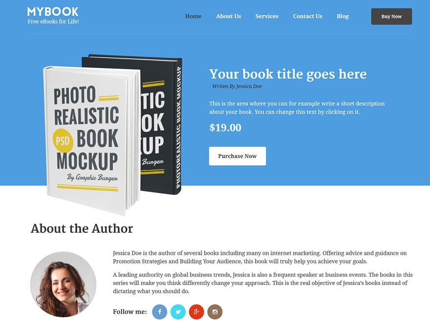 myBook WP theme by Templatic