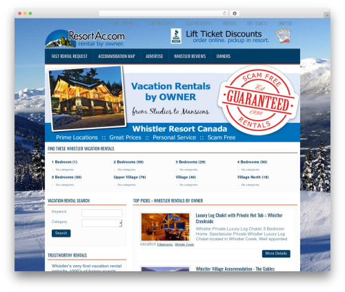 Responsive WordPress Themes best WordPress theme - whistler.resortac.com