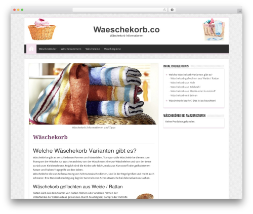 Sahifa WordPress theme - waeschekorb.co