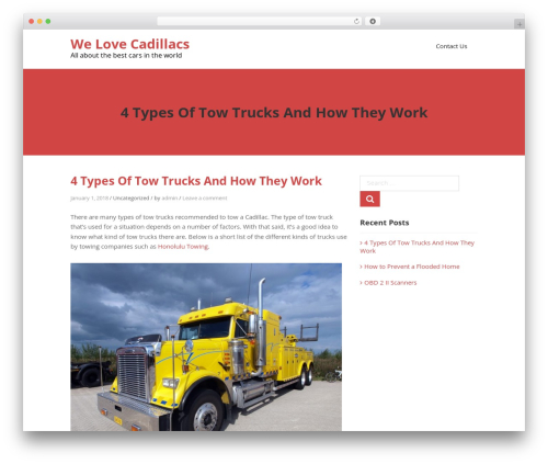 Teller best WordPress theme - welovecadillacs.com