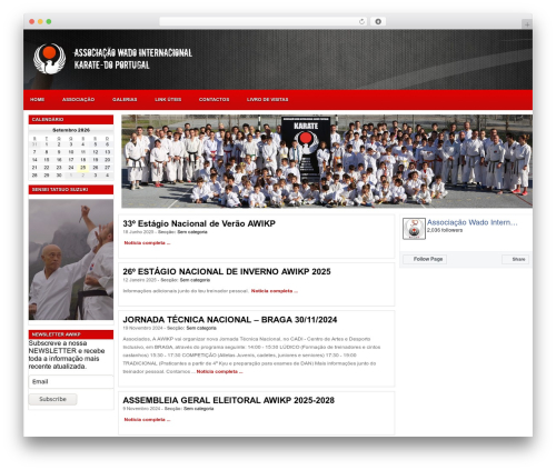 Theme WordPress Cotera - wadoryu-portugal.com/2013