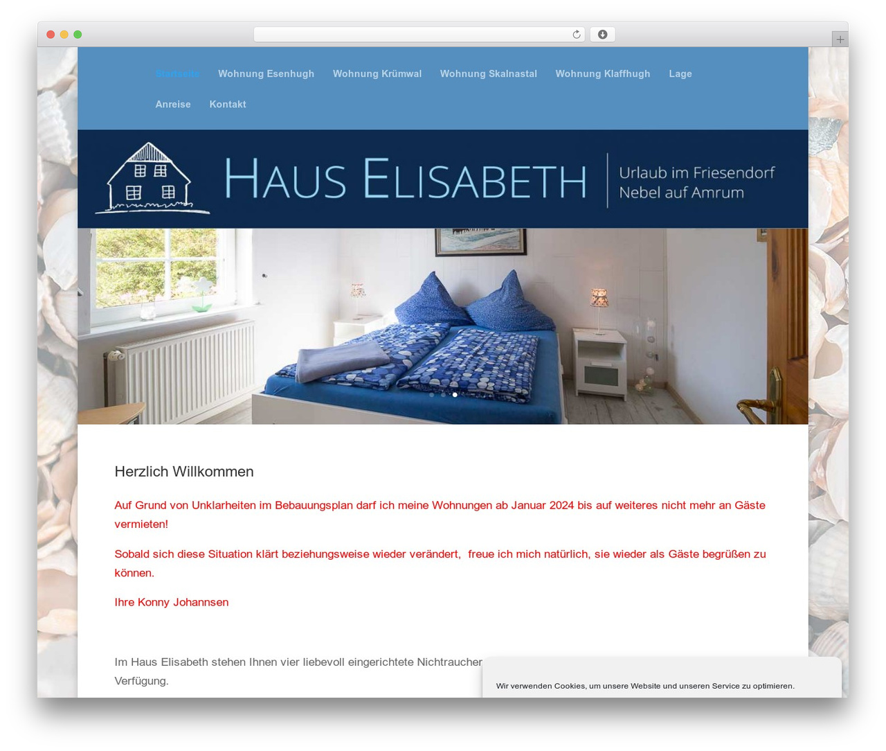 Theme WordPress Divi - hauselisabeth-amrum.de