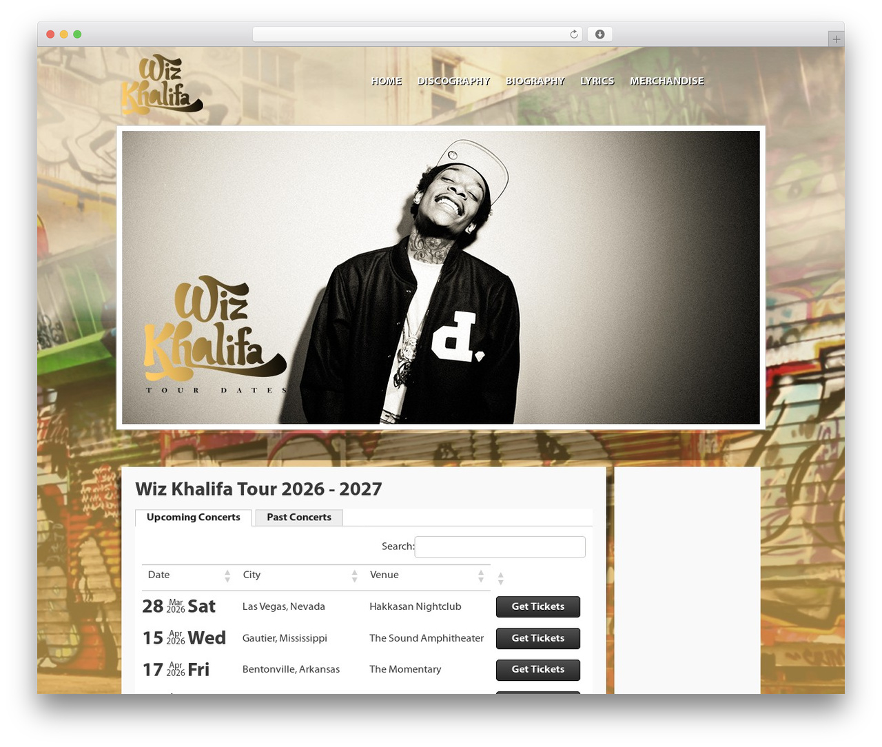 Theme WordPress Tour Theme - wizkhalifatourhq.com