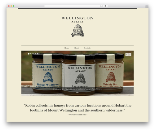 twoandthree WordPress theme - wellingtonapiary.com
