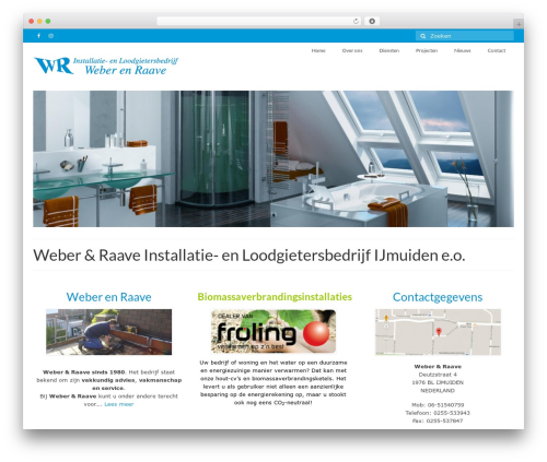 Newsletter free WordPress plugin - weberenraave.nl