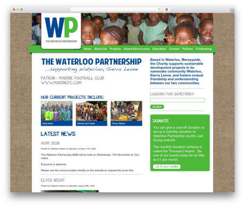 Waterloo Theme WordPress theme - waterloopartnership.co.uk